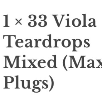 Plant image Viola 'Teardrops'(Mix)
