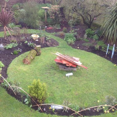 The Mount Pleasant Inn's garden